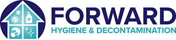 Logo, Forward Hygiene Services, Hull, East Yorkshire . Cleaning and Covid-19 decontamination services. Office shop, factory, home domestic, industrial and commercial